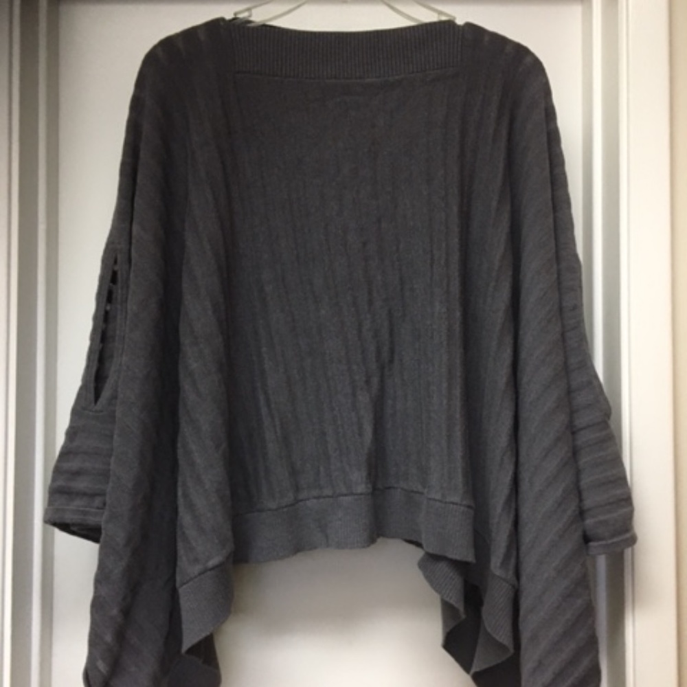Lululemon Forward Flow Knit Poncho Heathered Moonwalk - Picture 8 of 10